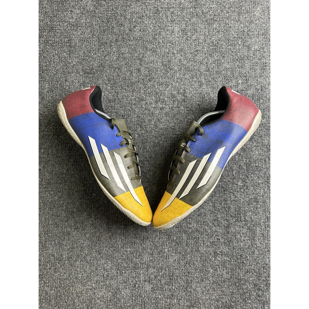 Men's Adidas F5 Messi Indoor Soccer Shoes Multicolor, Size US 13.5